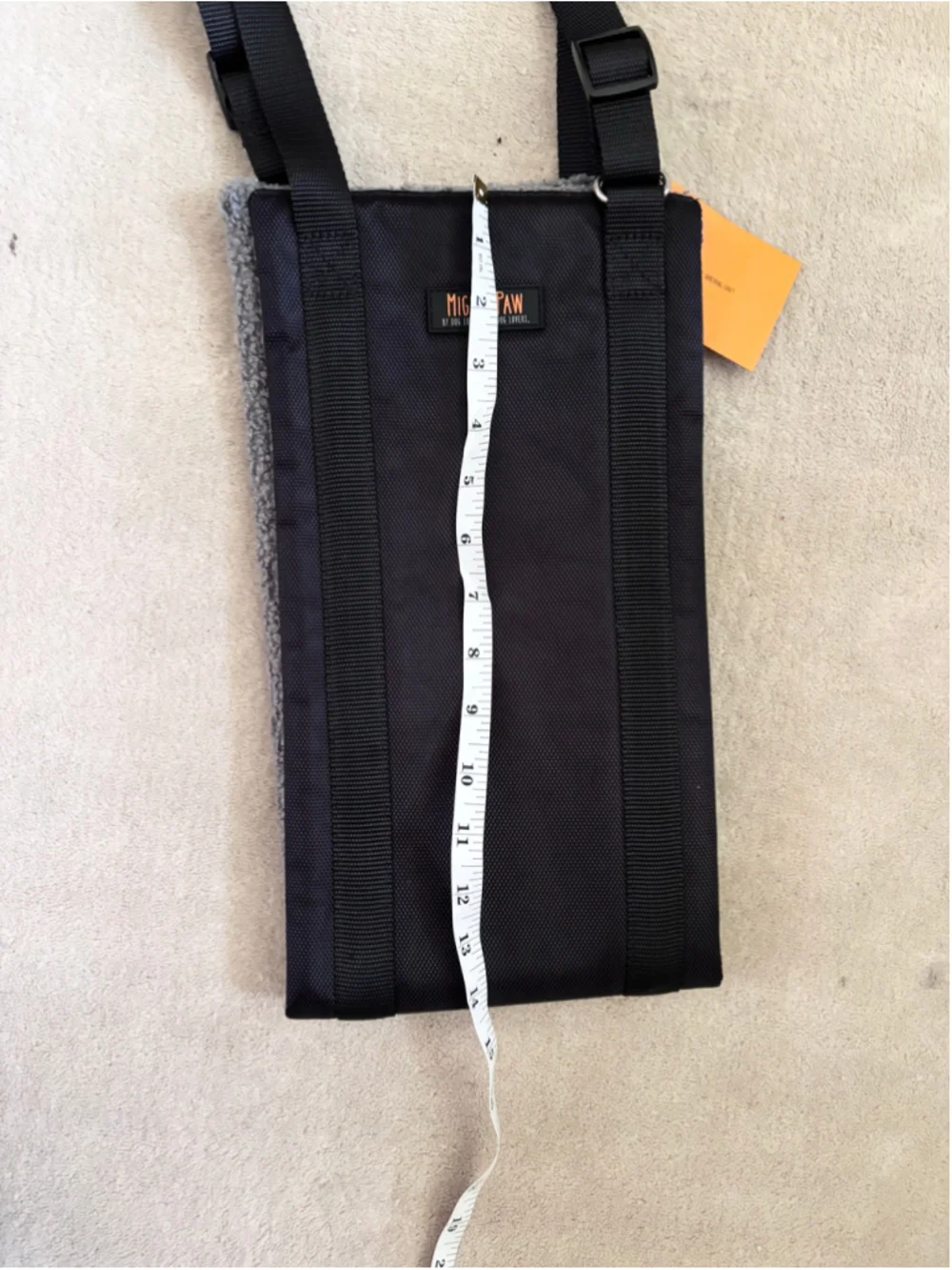 Mighty Paw Dog Support Harness Sling Size Large Black and Grey